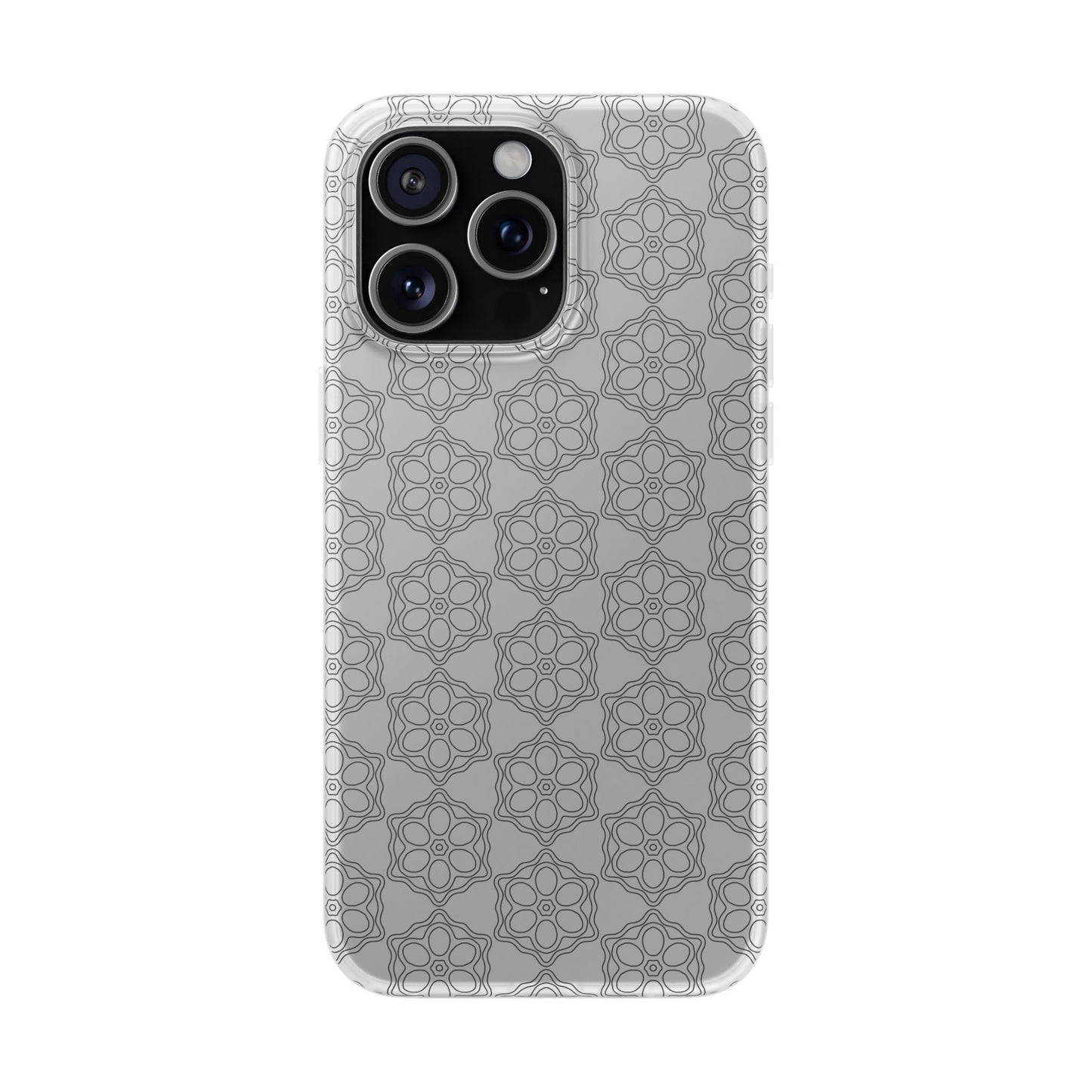 Elegant Geometric Phone Case, Stylish Flexi Case for Everyday Use, Slim Fit, Gift Idea, Trendy Accessory, Minimalist Design