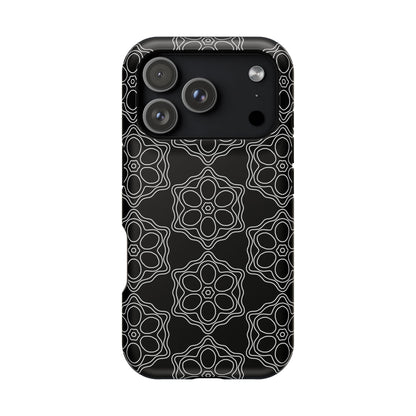 Geometric Sacred Flower - Magnetic Phone Case