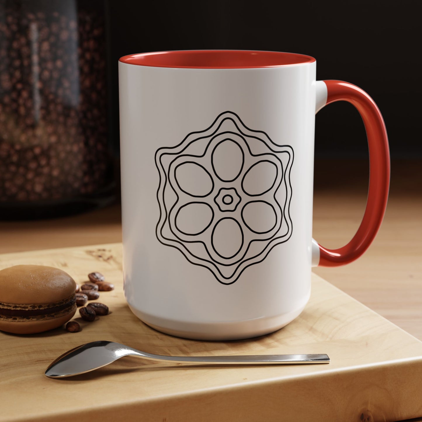 Elegant Floral Accent Coffee Mug, Perfect for Home, Office, Gifts, Birthdays, Inspirational Quotes, Tea Lovers