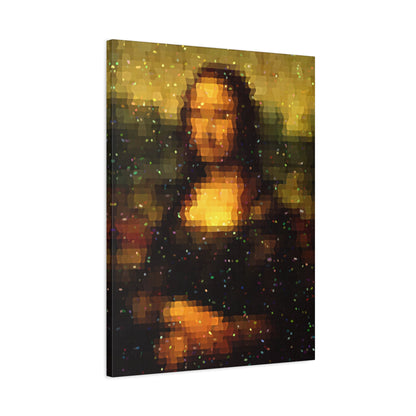 Pixel Muse — Silent Smile - Canvas