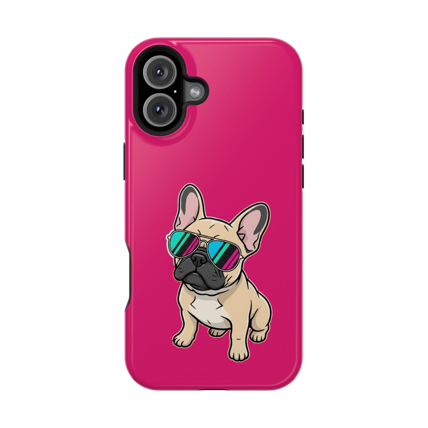 French Bulldog with Sunglasses - Magnetic Phone Case