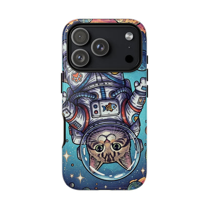 Astronaut Cat - Tough Phone Case