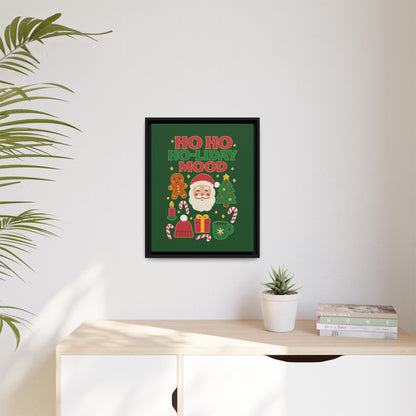 Ho Ho Ho-liday Mood - Framed Canvas