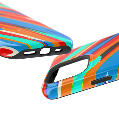 Abstract Rainbow Swirl Arc - Magnetic Phone Case
