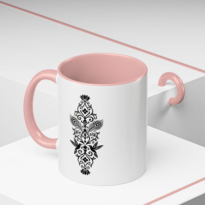 Hummingbird Soulmates - Color Accent Mug