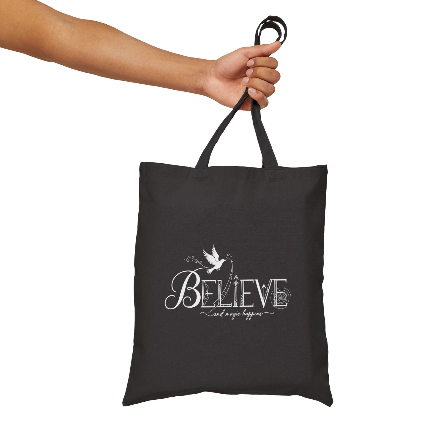 Believe and Magic Happens - Canvas Tote Bag