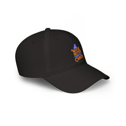 Halloween Witch Cap, Casual Baseball Hat, Gifts for Her, Fun Holiday Accessory, Witch Themed, Costume Party Hat