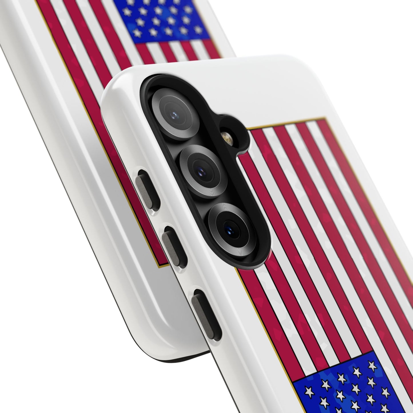 New Glory American Flag (Gold Edge Edition) - Phone Case