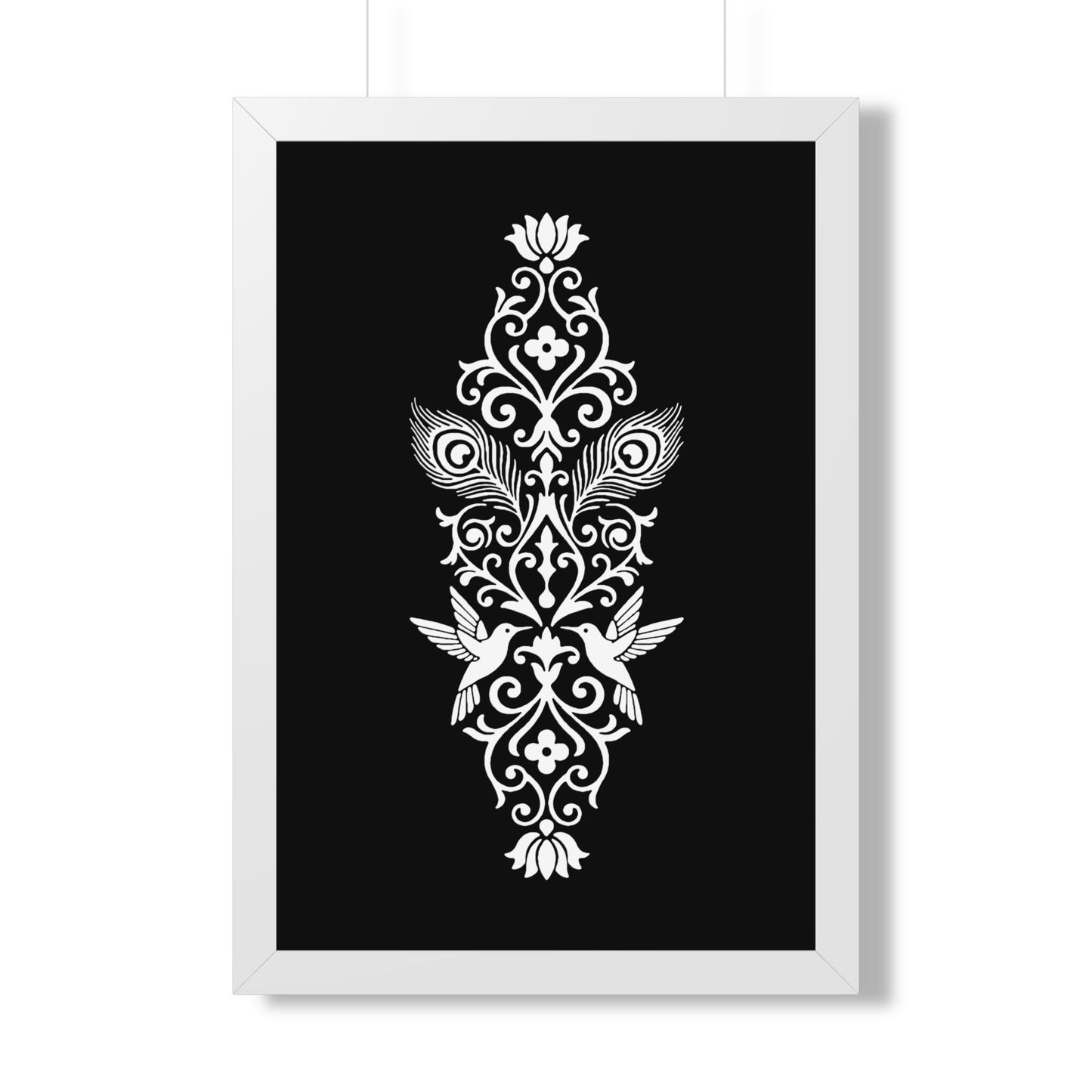 Hummingbird Soulmates - Framed Poster