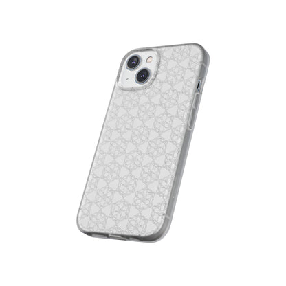 Elegant Geometric Phone Case, Stylish Flexi Case for Everyday Use, Slim Fit, Gift Idea, Trendy Accessory, Minimalist Design