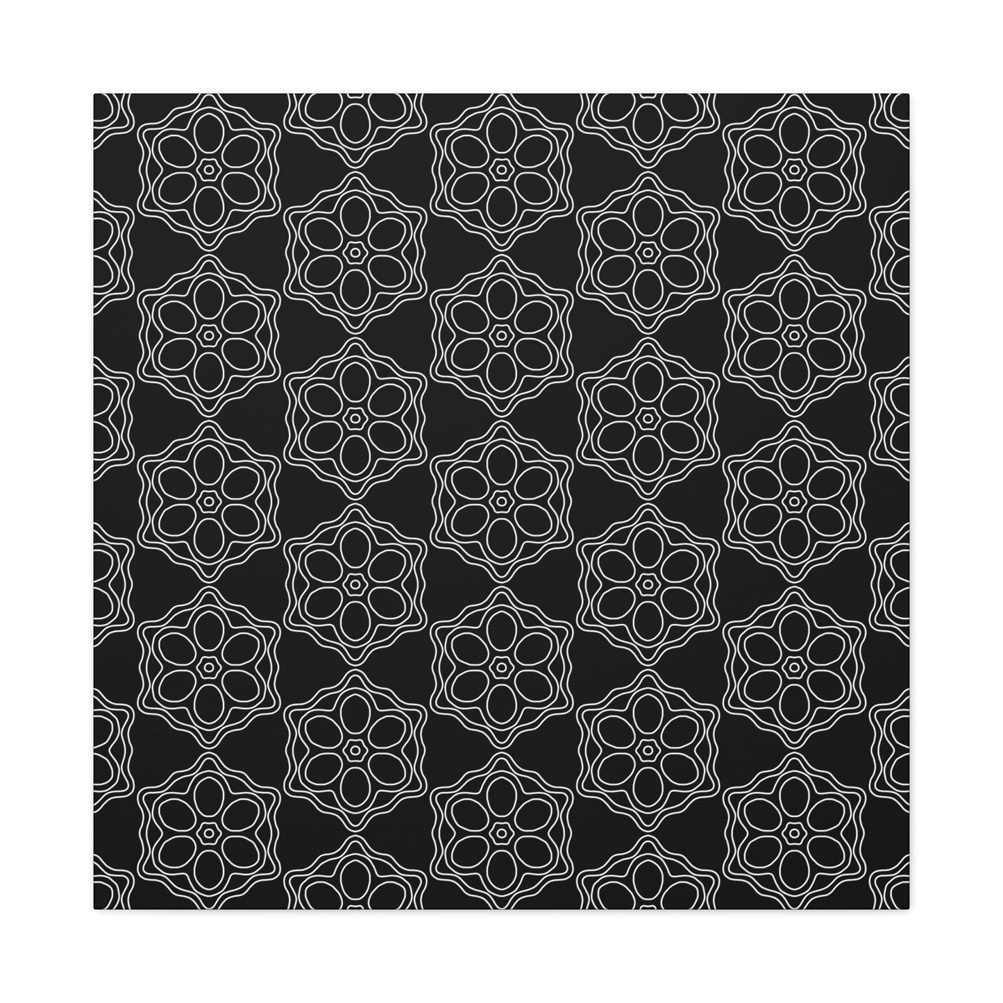 Geometric Sacred Flower - Canvas