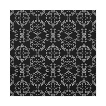 Geometric Sacred Flower - Canvas