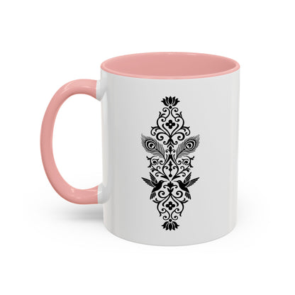 Hummingbird Soulmates - Color Accent Mug