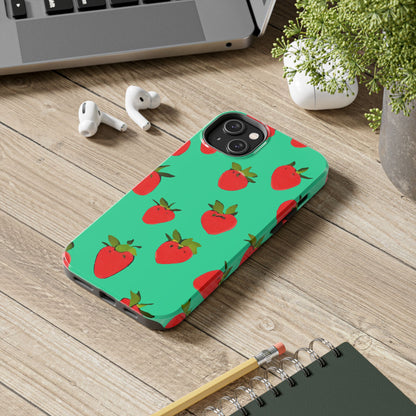 Strawberry Pattern - Phone Case