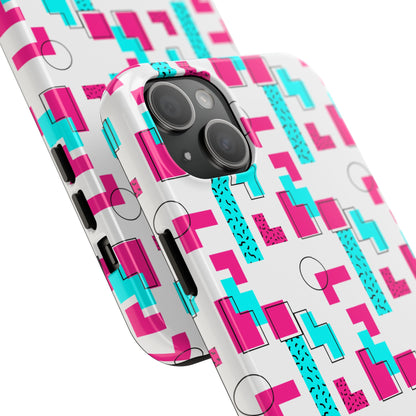 Retro Geometric Vibes - Phone Case