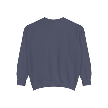 Los Angeles Unisex Garment-Dyed Sweatshirt - Vintage Look, Cozy Gift, Casual Style for All Seasons, Perfect for Travel, Souvenir - Silver Edition