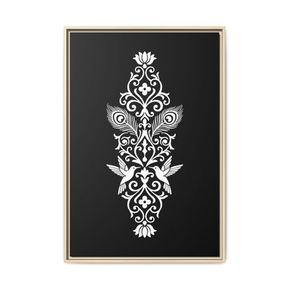 Hummingbird Soulmates - Framed Canvas