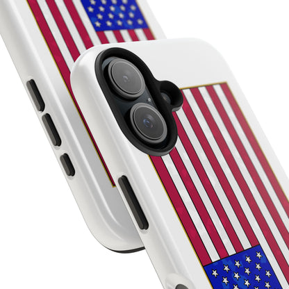 New Glory American Flag (Gold Edge Edition) - Phone Case