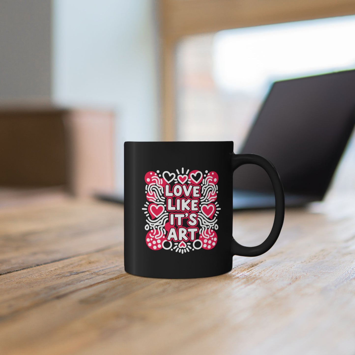 Love Like It’s Art - Black Mug