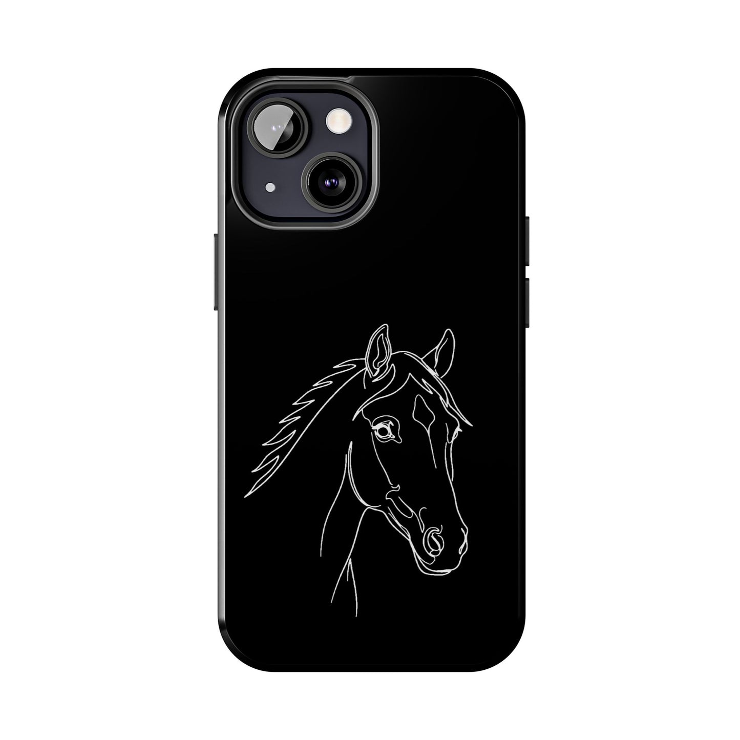 Horse Portrait Sketch - Phone Case