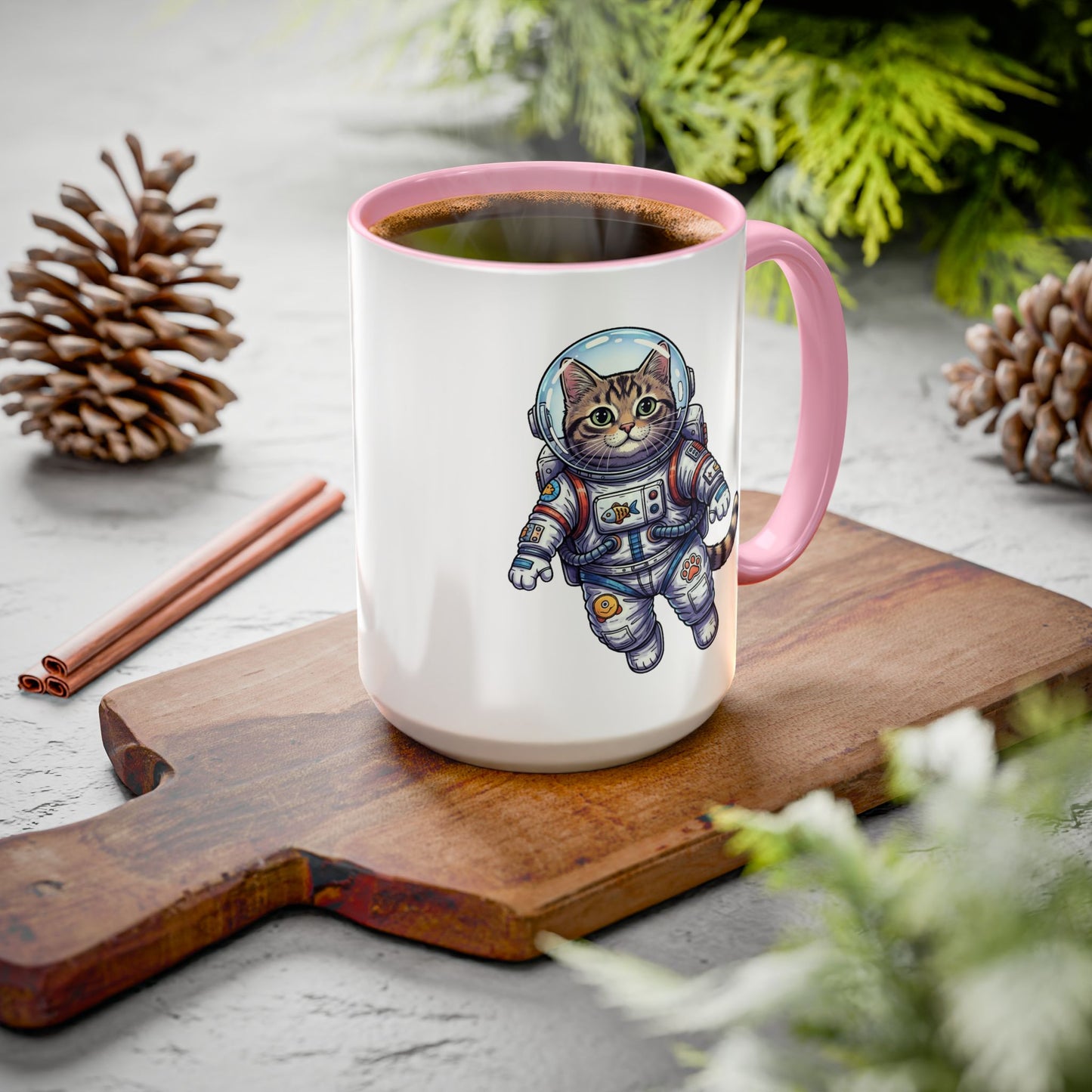 Astronaut Cat - Colorful Mug