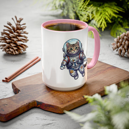 Astronaut Cat - Colorful Mug