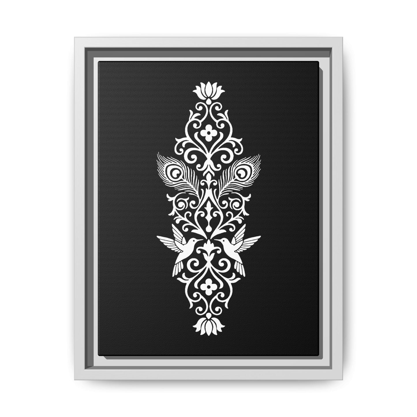 Hummingbird Soulmates - Framed Canvas