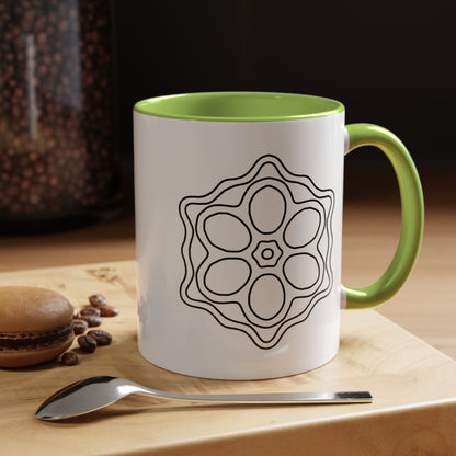 Elegant Floral Accent Coffee Mug, Perfect for Home, Office, Gifts, Birthdays, Inspirational Quotes, Tea Lovers