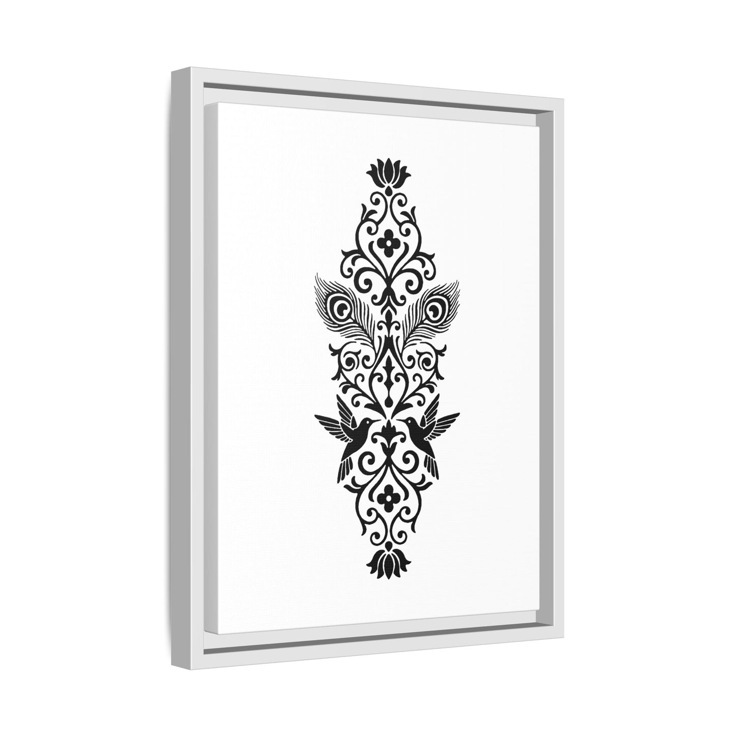 Hummingbird Soulmates - Framed Canvas