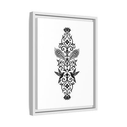 Hummingbird Soulmates - Framed Canvas