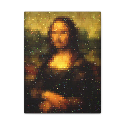 Pixel Muse — Silent Smile - Canvas