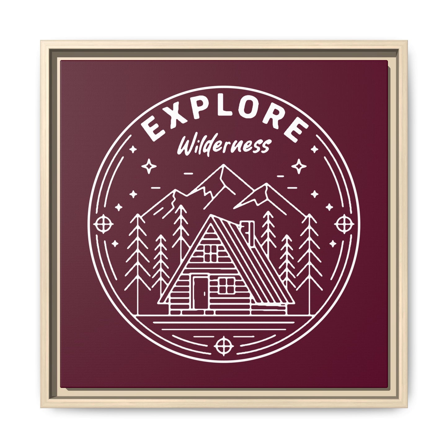 Explore Wilderness - Framed Canvas