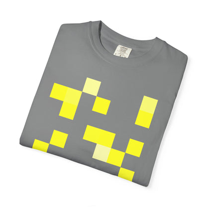 Yellow Pixel Grid - T-Shirt