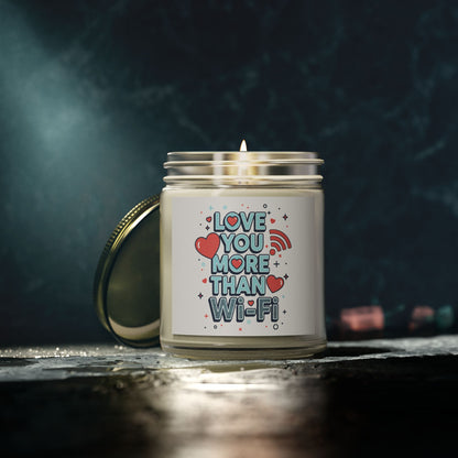 Love You More Than Wi‑Fi - Scented Candle
