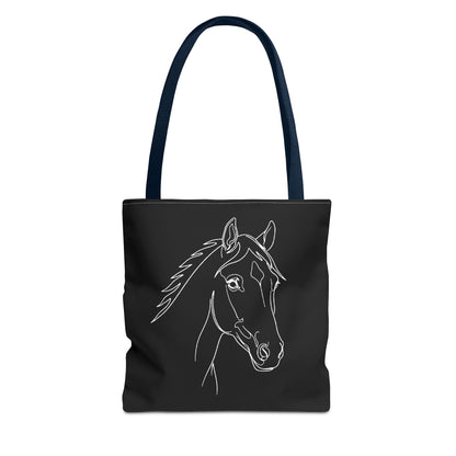 Horse Portrait Sketch - Tote Bag