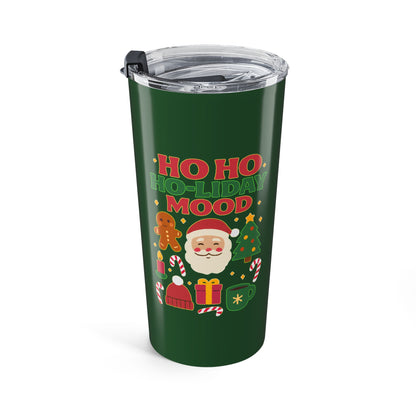 Festive Holiday Tumbler 20oz, Merry Christmas Travel Mug, Eco-Friendly Coffee Cup, Seasonal Gift for Friends & Family