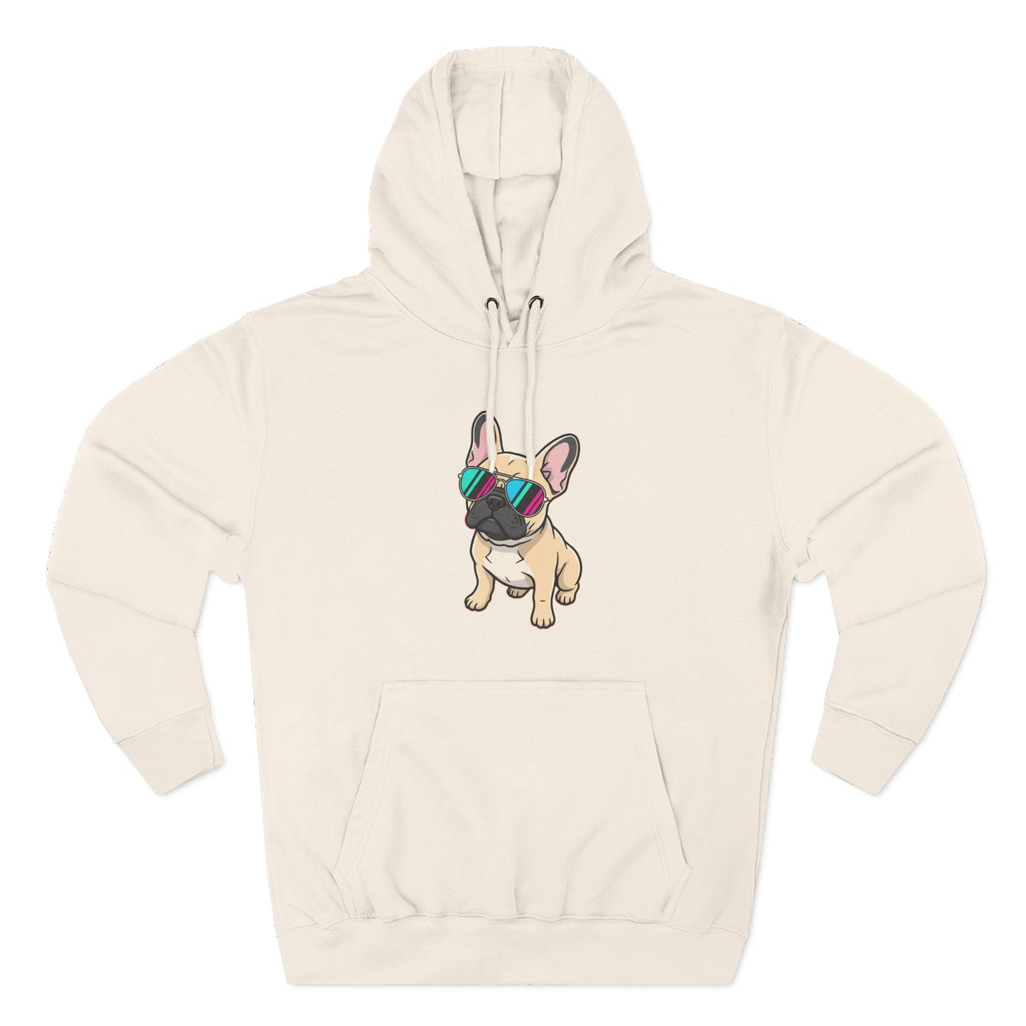 French Bulldog with Sunglasses - Hoodie