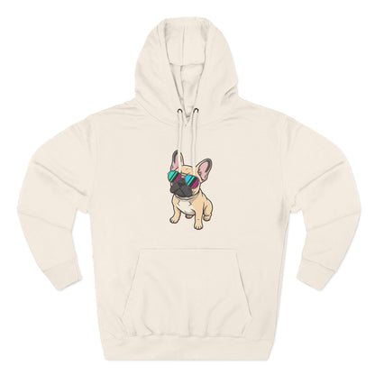 French Bulldog with Sunglasses - Hoodie