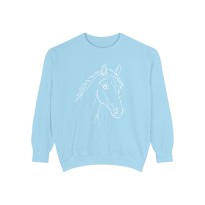 Horse Portrait Sketch - Sweatshirt