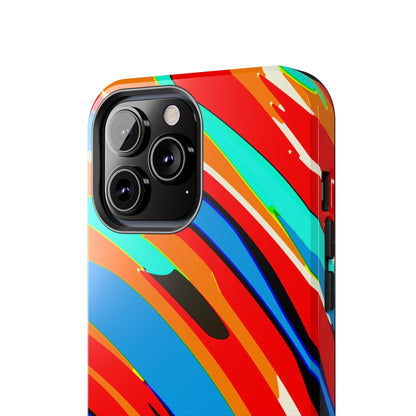 Abstract Rainbow Swirl Arc - Phone Case
