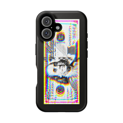 100 Dollars Bill - Neon Color Explosion - Magnetic Phone Case