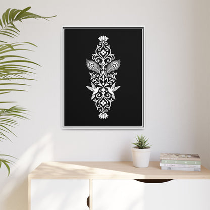 Hummingbird Soulmates - Framed Canvas