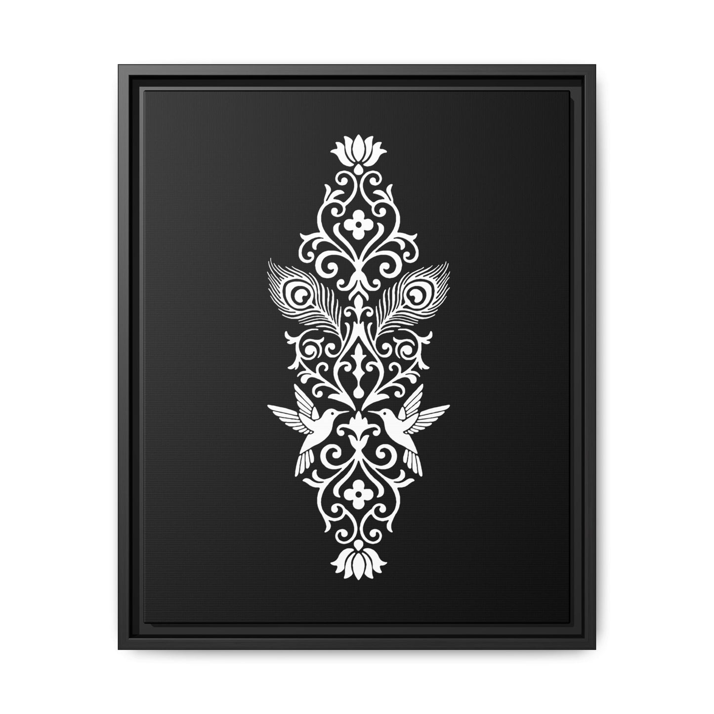 Hummingbird Soulmates - Framed Canvas
