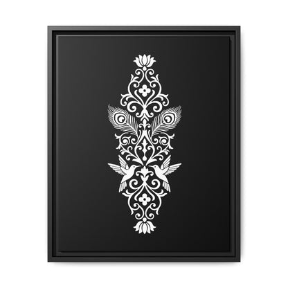Hummingbird Soulmates - Framed Canvas