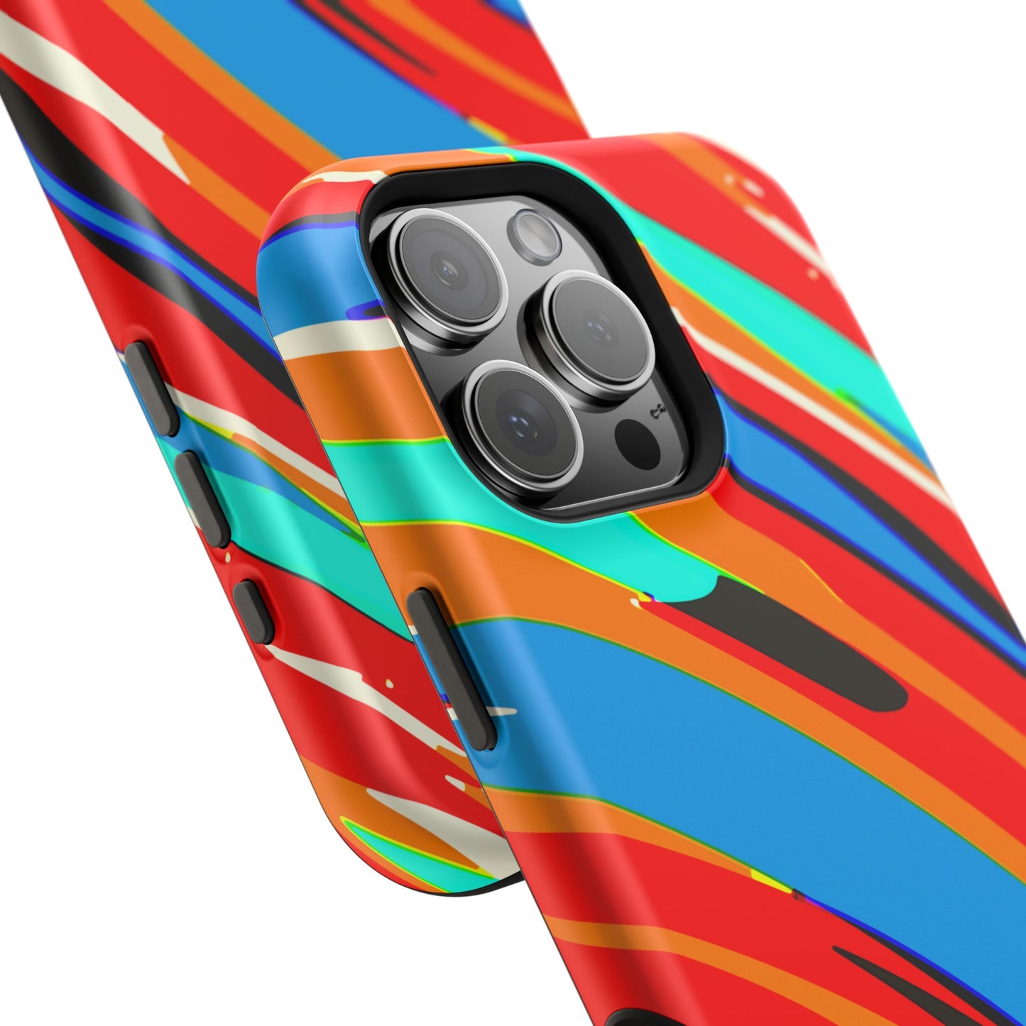 Abstract Rainbow Swirl Arc - Magnetic Phone Case