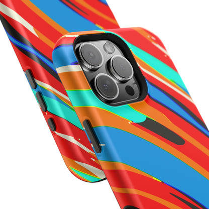 Abstract Rainbow Swirl Arc - Magnetic Phone Case