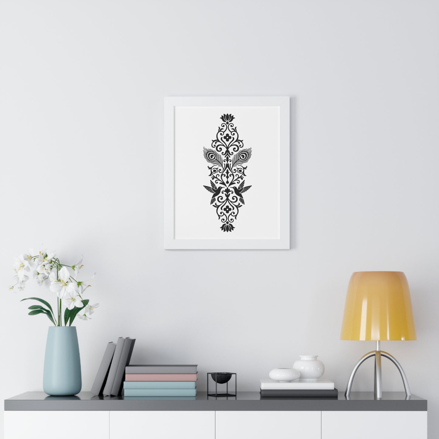 Hummingbird Soulmates - Framed Poster