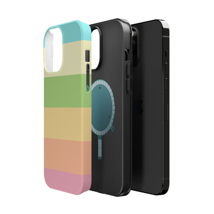 Pastel Stripes - Magnetic Phone Cover