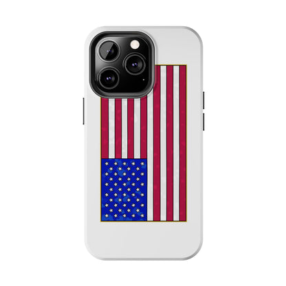 New Glory American Flag (Gold Edge Edition) - Phone Case