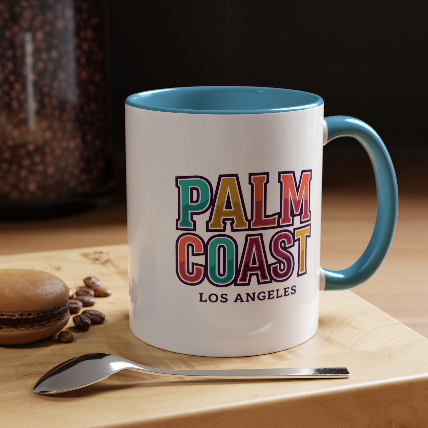Palm Coast - Los Angeles - Color Accent Mug